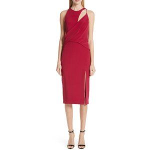 Cushnie et Ochs Silk Twist Pencil Dress